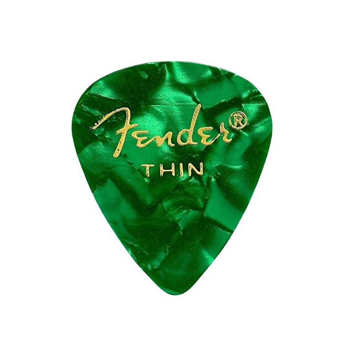 Fender Premium 351 Shape Thin Green Moto Pena (12 Adet)